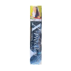 Extensiones para el Pelo X-Pression Pression Stormy Azul Sintético