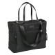 Bolso Moos Negro Acolchado Negro (54 x 31 x 17 cm)