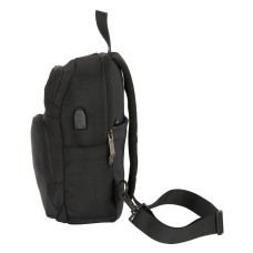 Mochila Safta Black Negro 18 x 34 x 12 cm