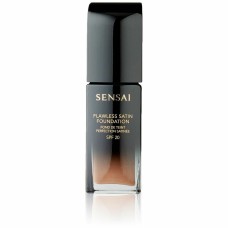 Base de Maquillaje Fluida Lawless Satin Foundation Sensai 205-Mocha beig (30 ml)