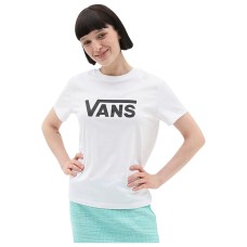 Camiseta de Manga Corta Mujer Vans Drop V Ss Crew-B