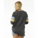 Sudadera sin Capucha Mujer Rip Curl High Tide Surf Raglan Crew Gris