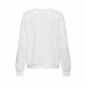 Sudadera sin Capucha Mujer Only Onlkimmie Blanco