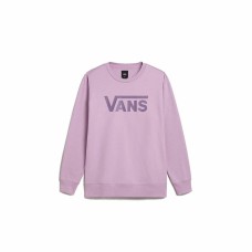 Sudadera sin Capucha Mujer Vans Drop V Logo Bff Crew Beige