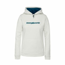 Sudadera con Capucha Mujer Trangoworld Poppi Blanco