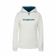 Sudadera con Capucha Mujer Trangoworld Poppi Blanco