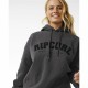 Sudadera con Capucha Mujer Rip Curl Varsity Negro