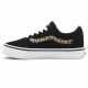 Zapatillas Casual Niño Vans Ward Suede Negro Leopardo