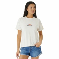 Camiseta de Manga Corta Rip Curl Sun Relaxed Blanco