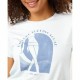 Camiseta de Manga Corta Rip Curl Re-Entry Crew  Blanco