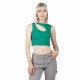 Camiseta de Manga Corta Mujer 24COLOURS Casual Verde