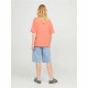 Camiseta de Manga Corta Mujer Jack & Jones Jxpaige Naranja