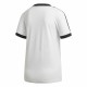 Camiseta de Manga Corta Mujer Adidas 3 stripes Blanco