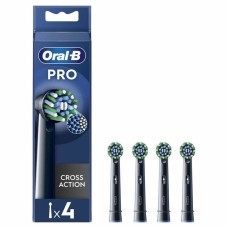 Cabezal de Recambio Oral-B Pro Cross action Negro 4 Unidades