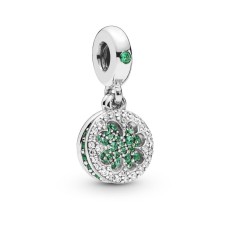 Abalorio Mujer Pandora LUCKY FOUR LEAF CLOVER