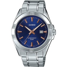 Reloj Hombre Casio BOLD DATE - BLUE Plateado (Ø 43,5 mm)