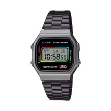 Reloj Hombre Casio A168WEUC-1AER Negro Gris (Ø 36 mm)