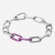 Abalorio Mujer Pandora PURPLE DOUBLE LINK