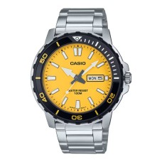 Reloj Hombre Casio DIVER Amarillo Plateado