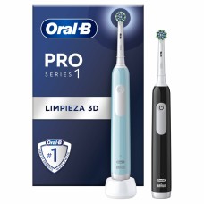 Cepillo de Dientes Eléctrico Oral-B PRO1 DUO (2 Unidades) (1)