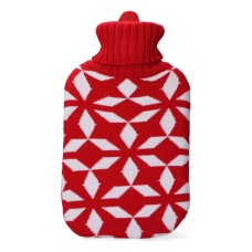 Bolsa de Agua Caliente EDM 76774 Rojo/Blanco Lana 2 L