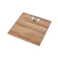 Digitale Personenwaage EDM 07531 Braun Holz Kristall 180 kg