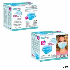 Caja de mascarillas higiénicas SensiKare 50 Piezas (12 Unidades)